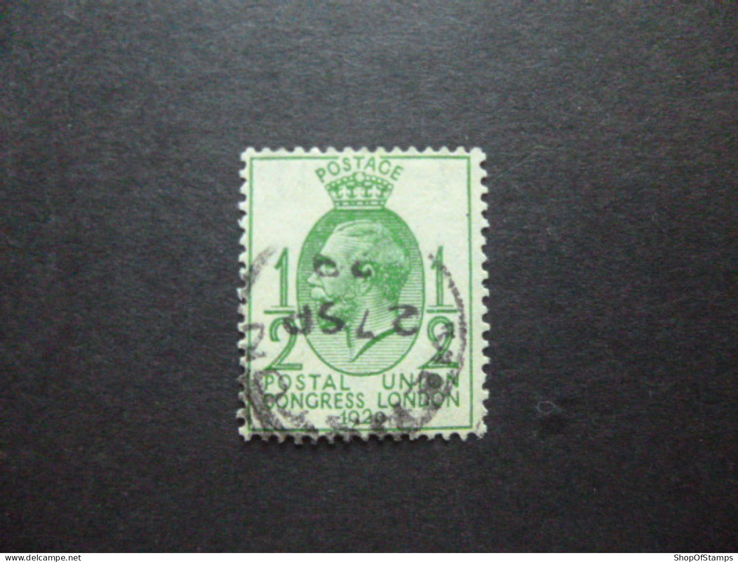 GREAT BRITAIN SG 434 9th UPU CONGRESS WM INVERTED FINE USED - ....-1951 Pre-Elizabeth II