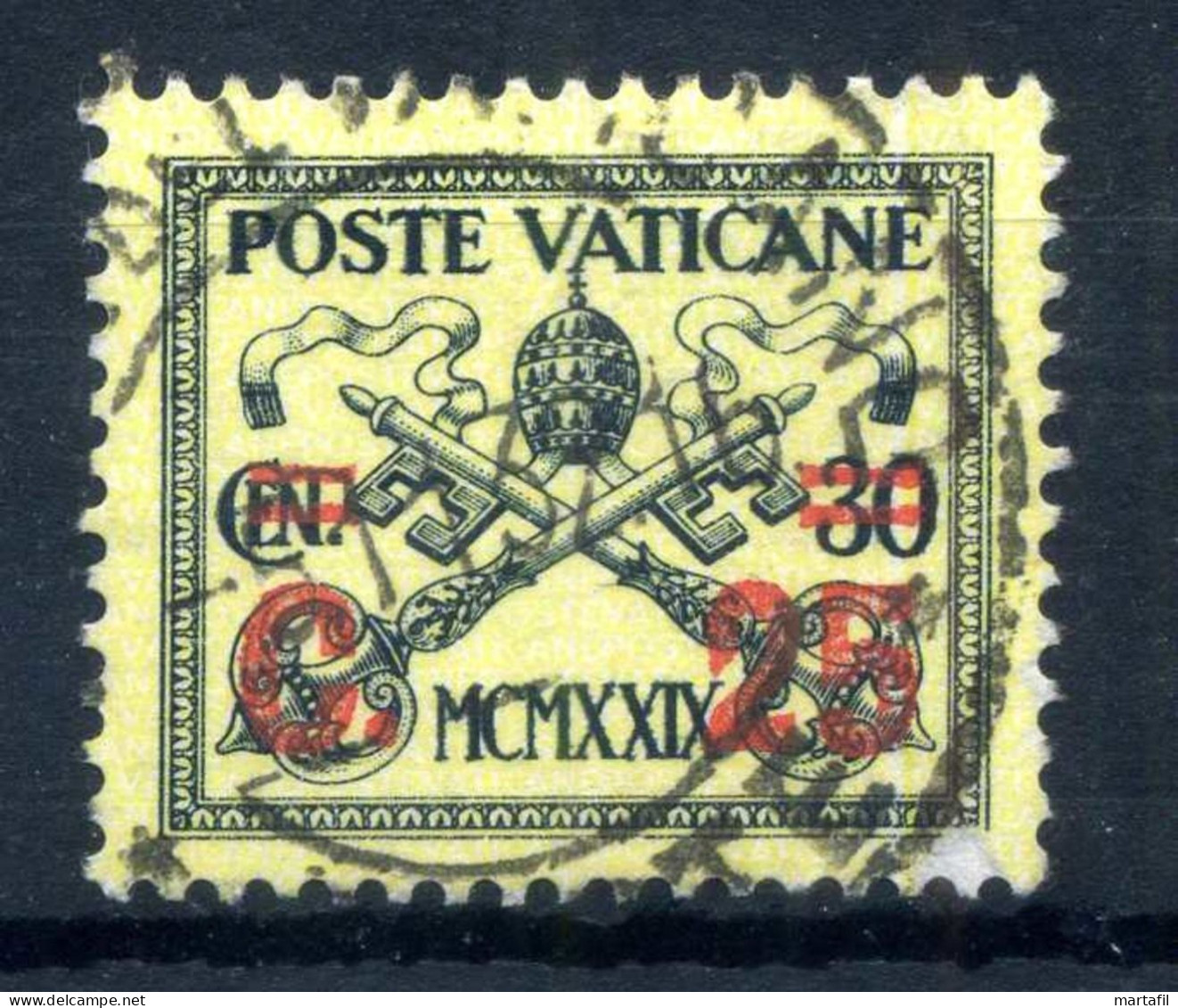 1931 VATICANO SET USATO N.14 Serie Completa - Used Stamps