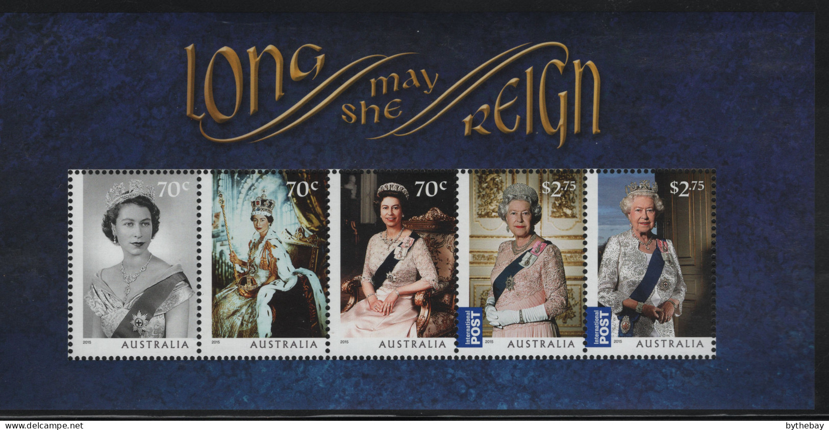 Australia 2015 MNH Sc 4345c Portraits Of QEII Through Her Reign Sheet - Mint Stamps