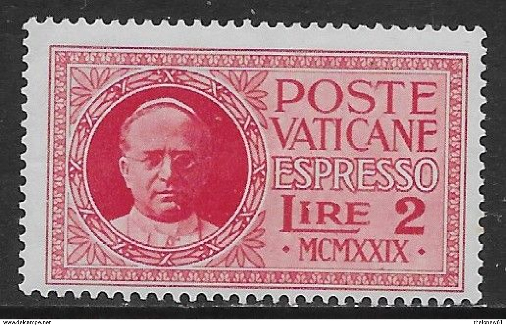 Vaticano Vatican 1929 Conciliazione Espresso L2 Sa N.E1 Nuovo MH * - Espresso