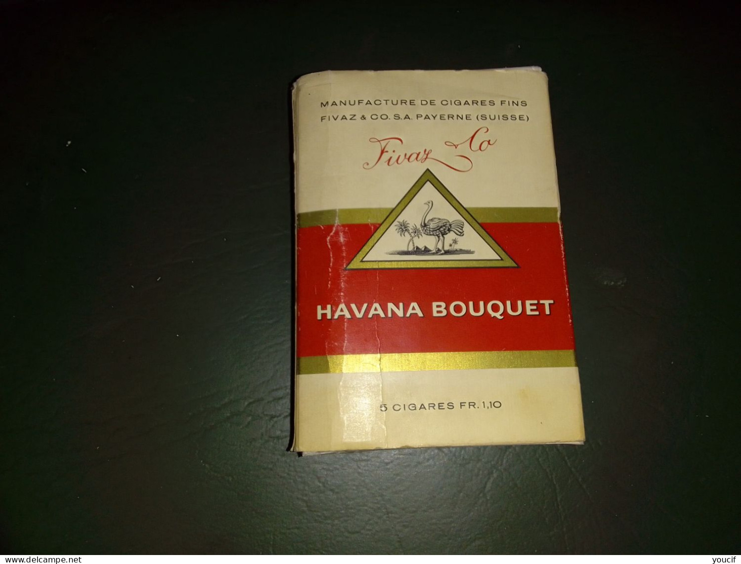 Boite Tabac Vide Cigare HAVANA  BOUQUET - Schnupftabakdosen (leer)