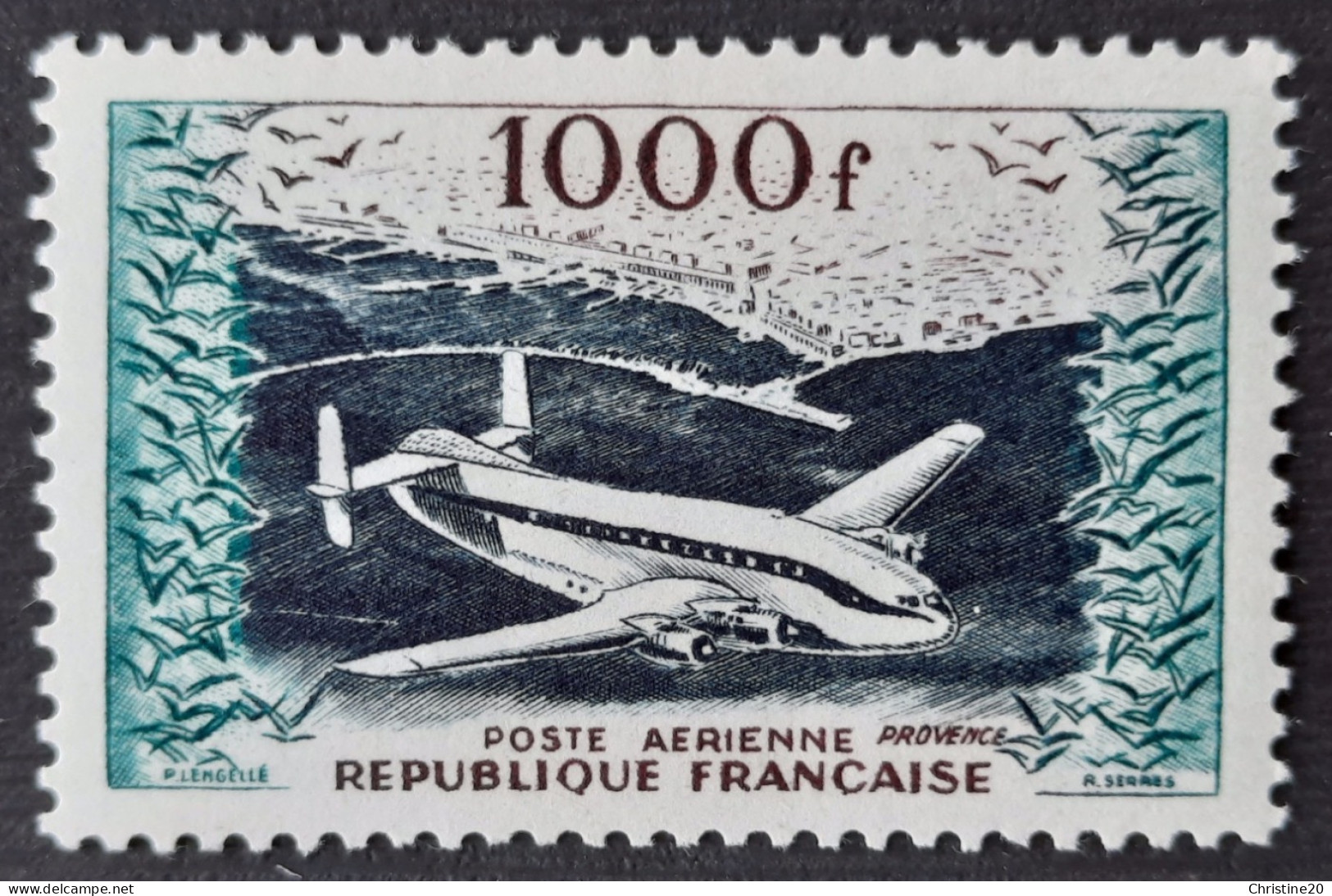 France 1954 PA33 * TB Cote 80€ - 1927-1959 Neufs