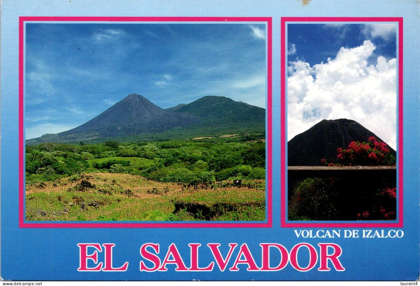 (1 Q 46)  El Salvador (posted To France) Izalco Volcano - El Salvador