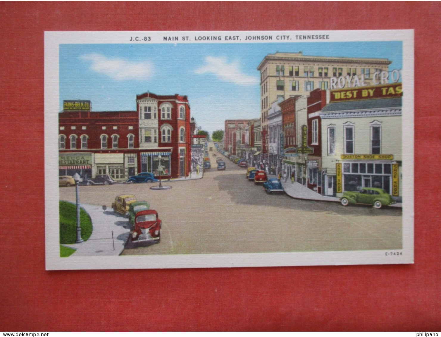 Main Street.   Johnson City Tennessee > Johnson City       ref 6028 - Johnson City