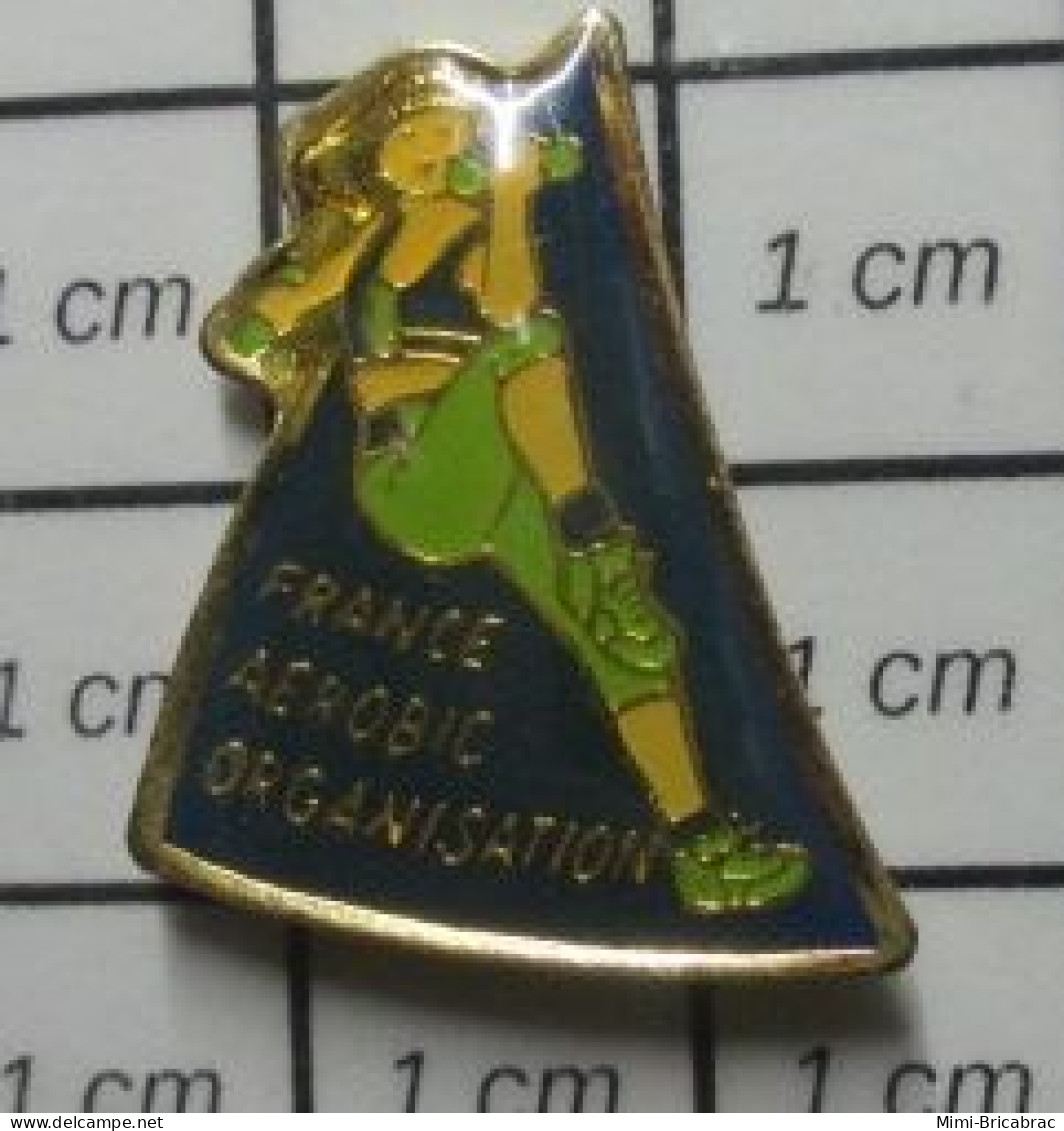 415A Pin's Pins / Beau Et Rare / SPORTS / FRANCE AEROBIC ORGANISATION - Gymnastique