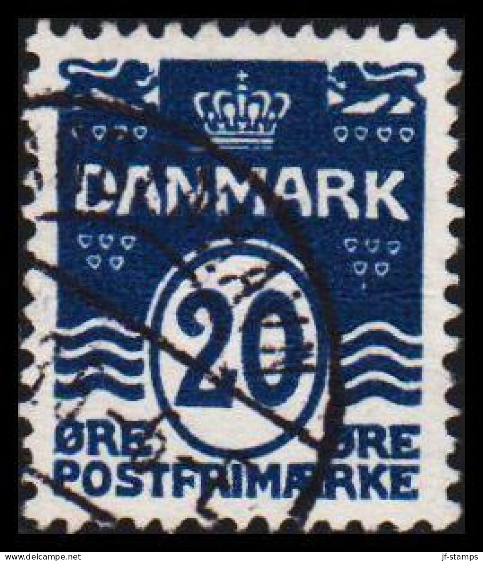 1912. DANMARK. 20 øre (Michel 65) - JF532029 - Oblitérés