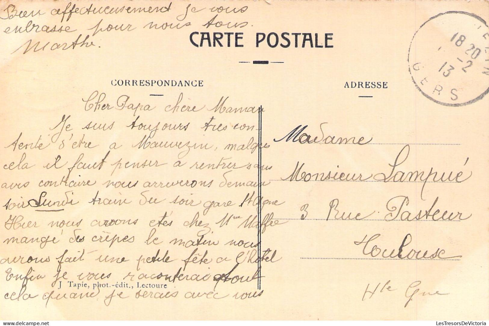 FRANCE - 32 - MAUVEZIN - L'Hôtel De Ville - Carte Postale Ancienne - Autres & Non Classés