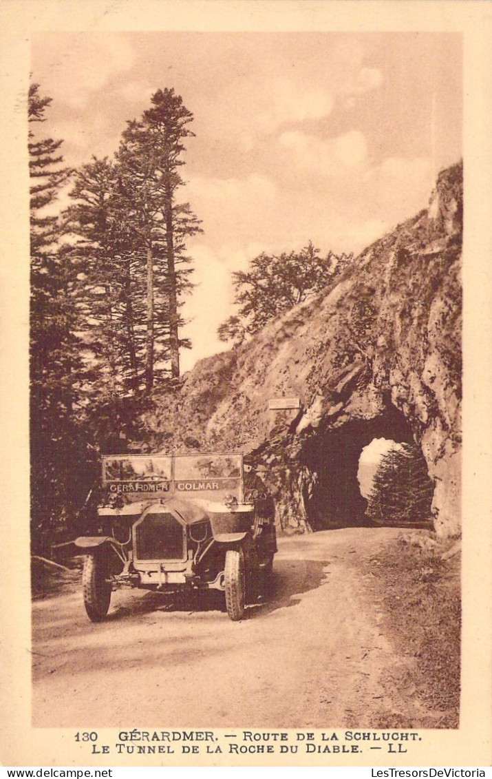 FRANCE - 88 - GERARDMER - Route De La Schlucht - Le Tunnel De La Roche Du Diable - Carte Postale Ancienne - Gerardmer