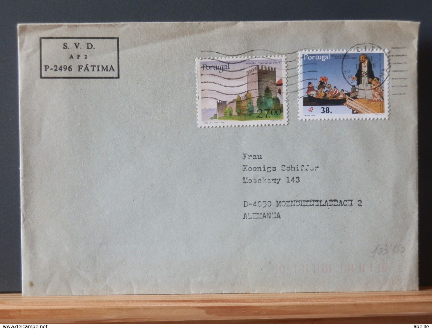 103/149 LETTRE  PORTUGAL  POUR ALLEMAGNE - Covers & Documents