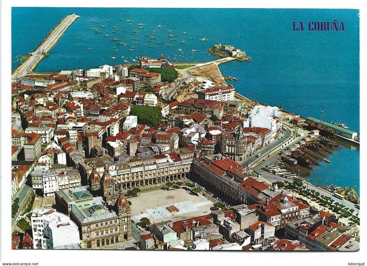 VISTA AÉREA / VUE AÉRIENNE / AERIAL VIEW.-  LA CORUÑA / GALICIA.- ( ESPAÑA ) - La Coruña