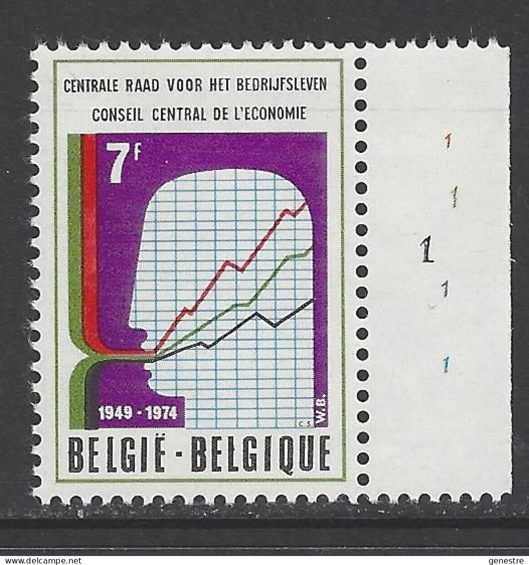 Belgique - 1974 - COB 1731 ** (MNH) - Planche 1 - 1971-1980