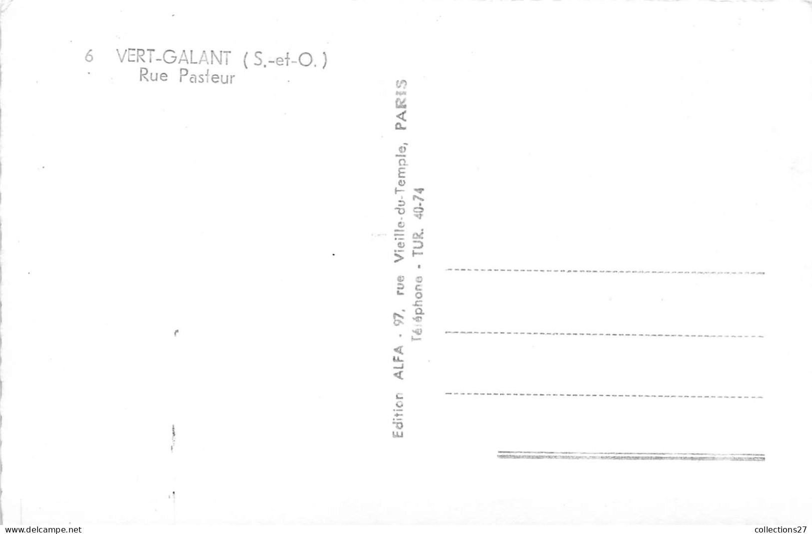 93-VERT-GALANT-RUE PASTEUR - Other & Unclassified