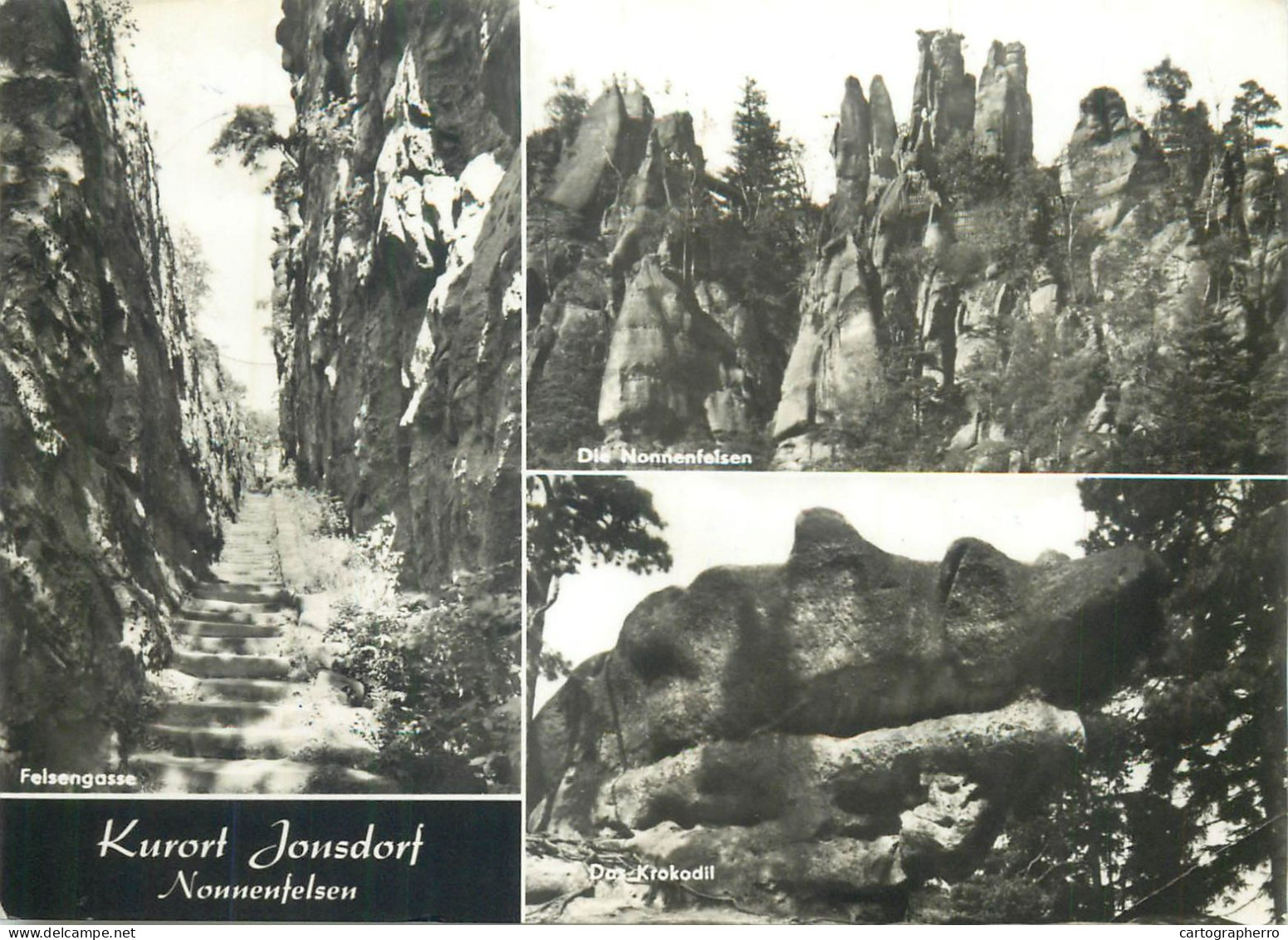 Germany Kurort Jonsdorf Nonnenfelsen Multi View - Jonsdorf