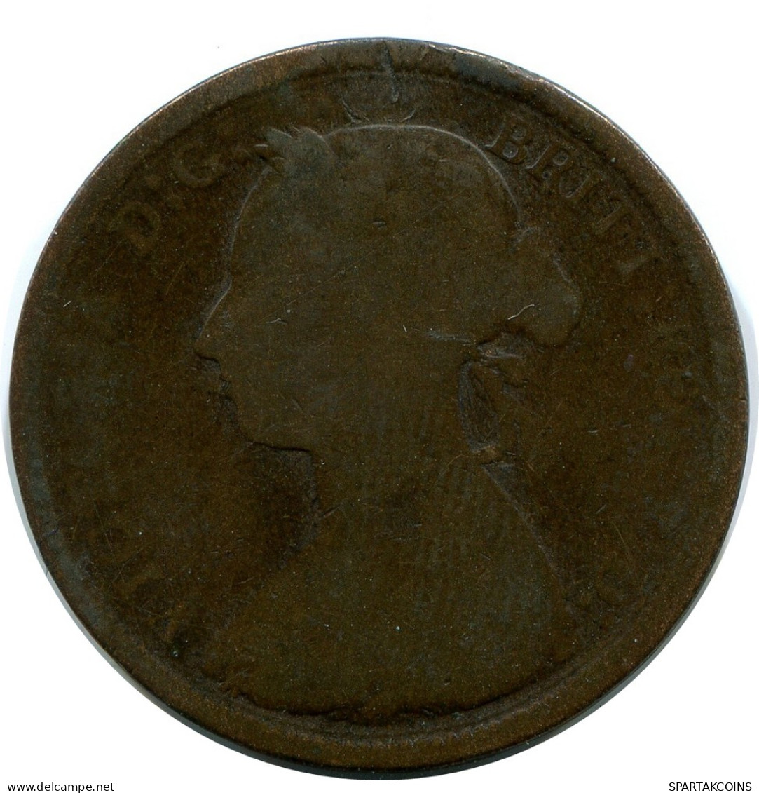 HALF PENNY 1890 UK GRANDE-BRETAGNE GREAT BRITAIN Pièce #AZ613.F - C. 1/2 Penny