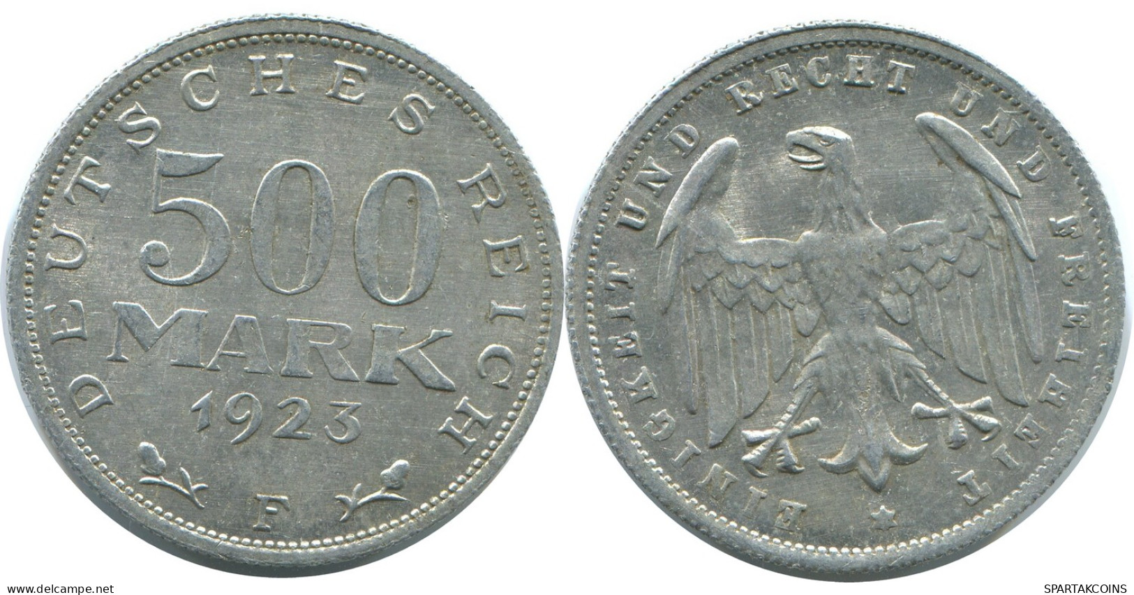 500 MARK 1923 F ALLEMAGNE Pièce GERMANY #AE436.F - 200 & 500 Mark