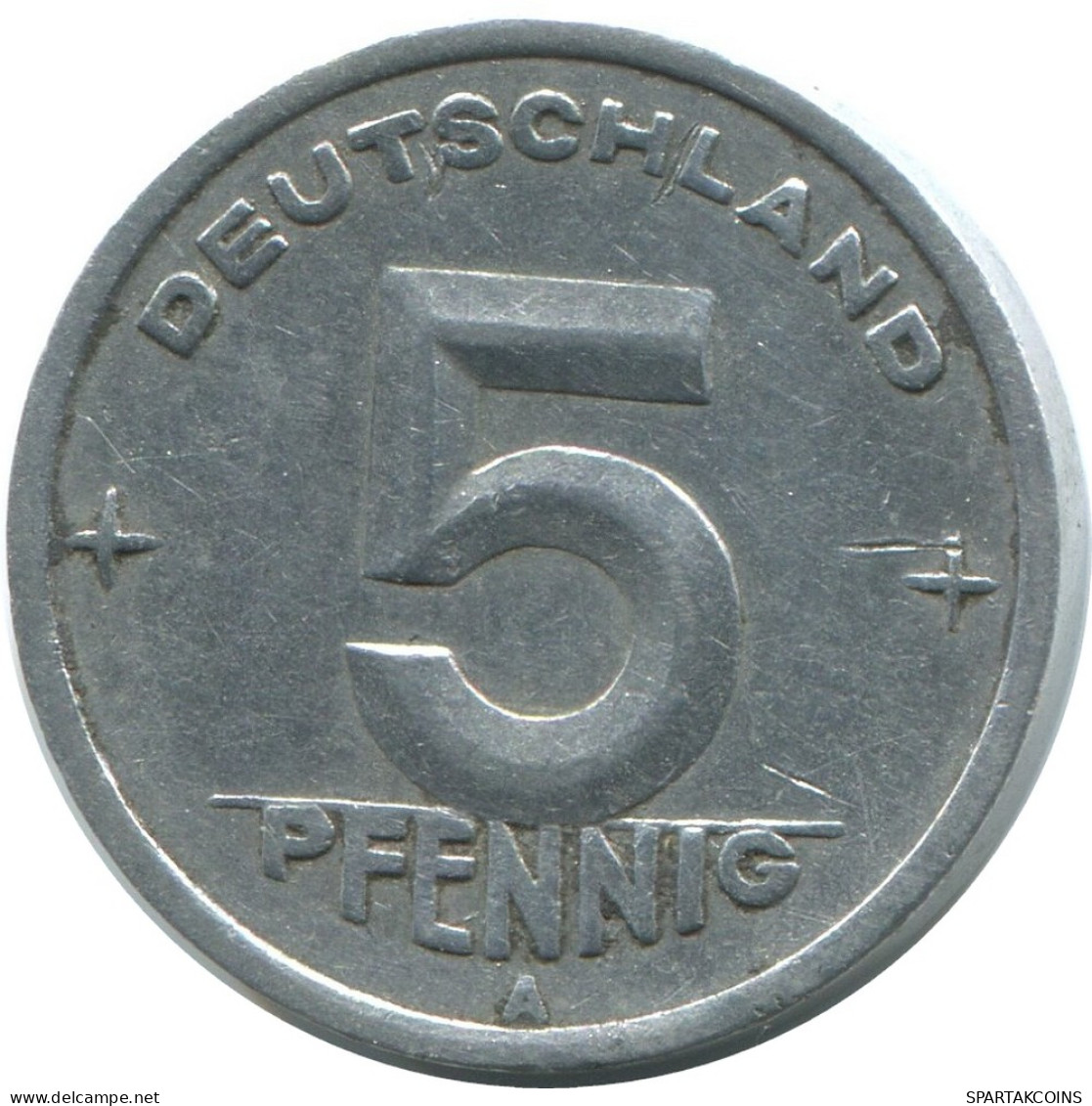 5 PFENNIG 1949 A DDR EAST ALLEMAGNE Pièce GERMANY #AE021.F - 5 Pfennig