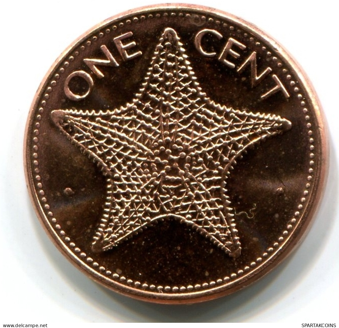 1 CENT 1998 BAHAMAS Coin UNC STARFISH #W11459.U - Bahama's