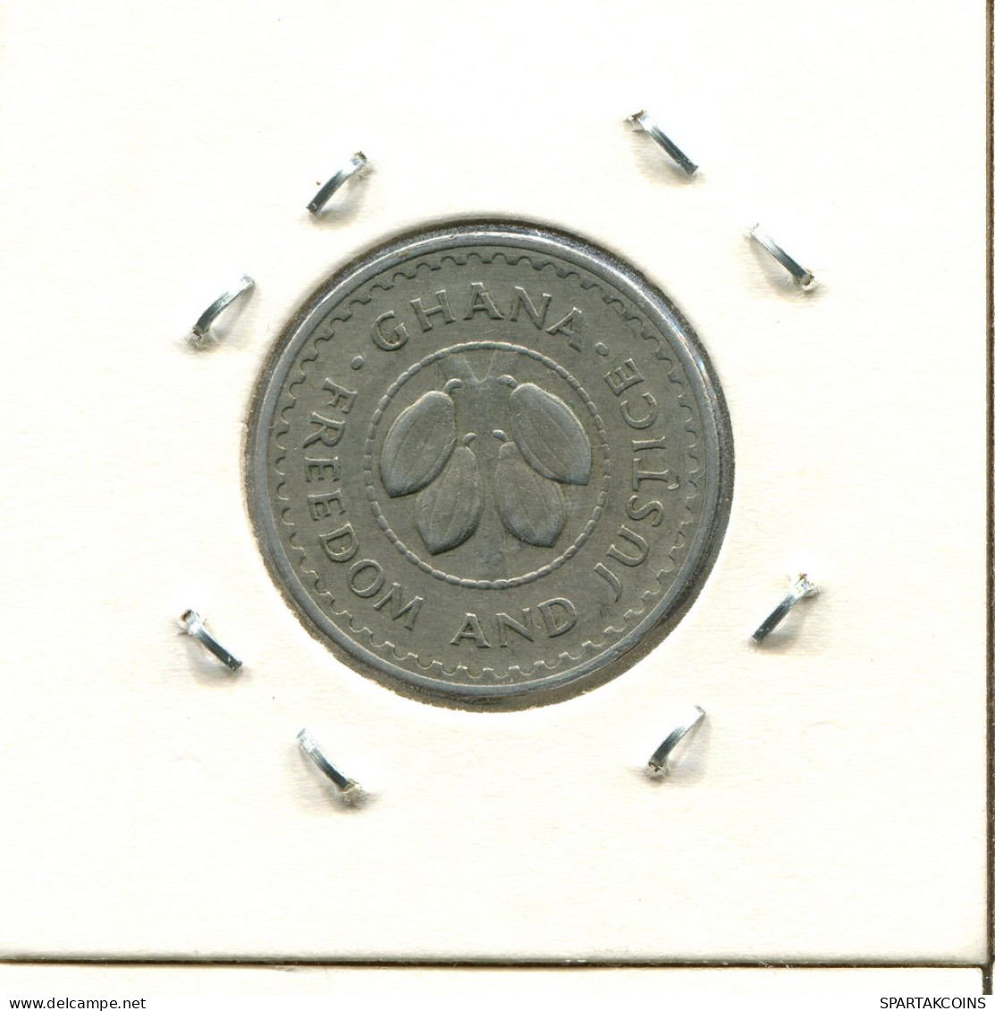 10 PESEWAS 1967 GHANA Coin #AS371.U - Ghana