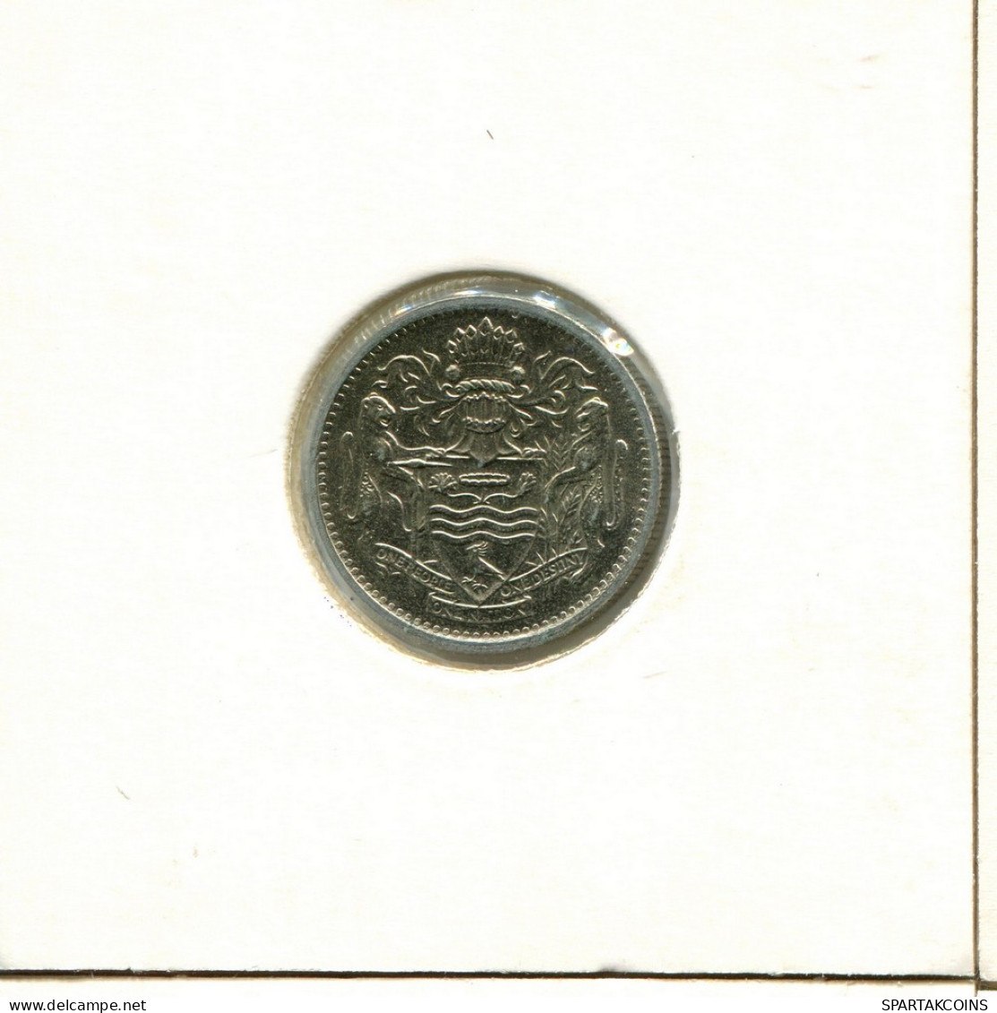 10 CENTS 1989 GUYANA Coin #AY416.U - Guyana