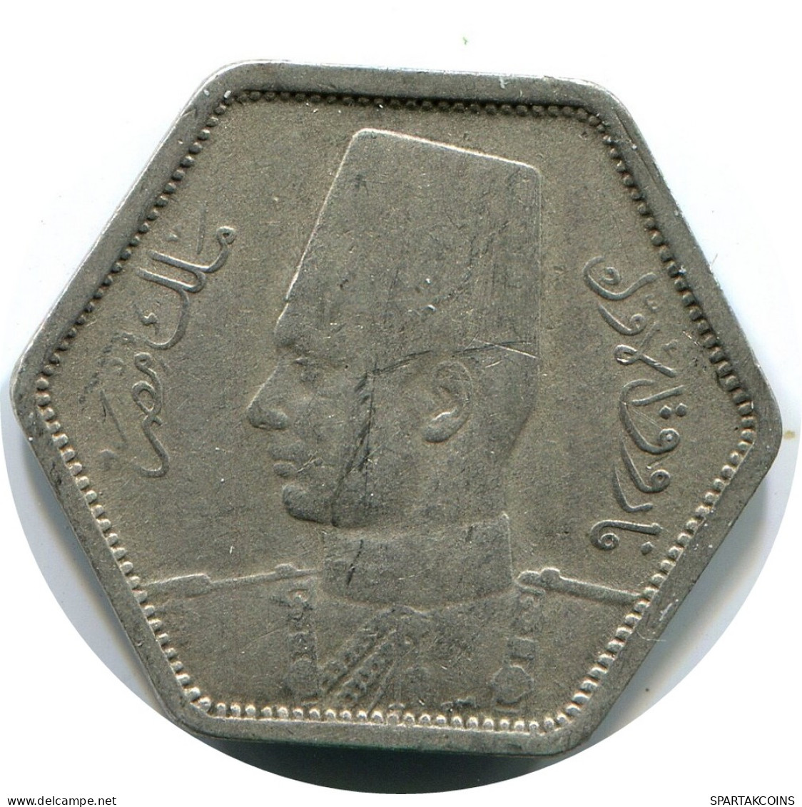 2 QIRSH 1944 EGYPT SILVER Islamic Coin #AK251.U - Egypt