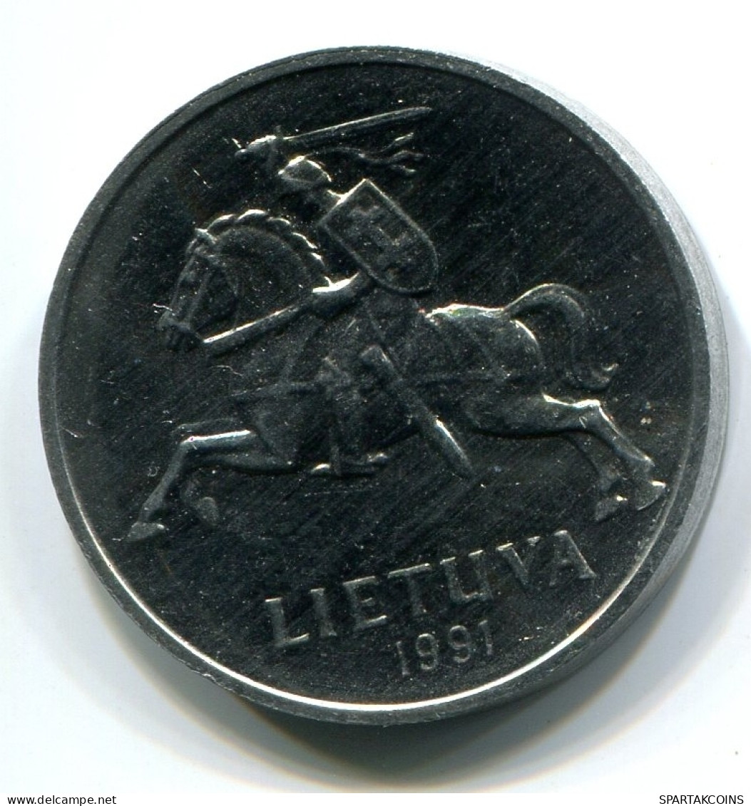 2 CENTAI 1991 LITHUANIA UNC Coin #W10808.U - Litouwen