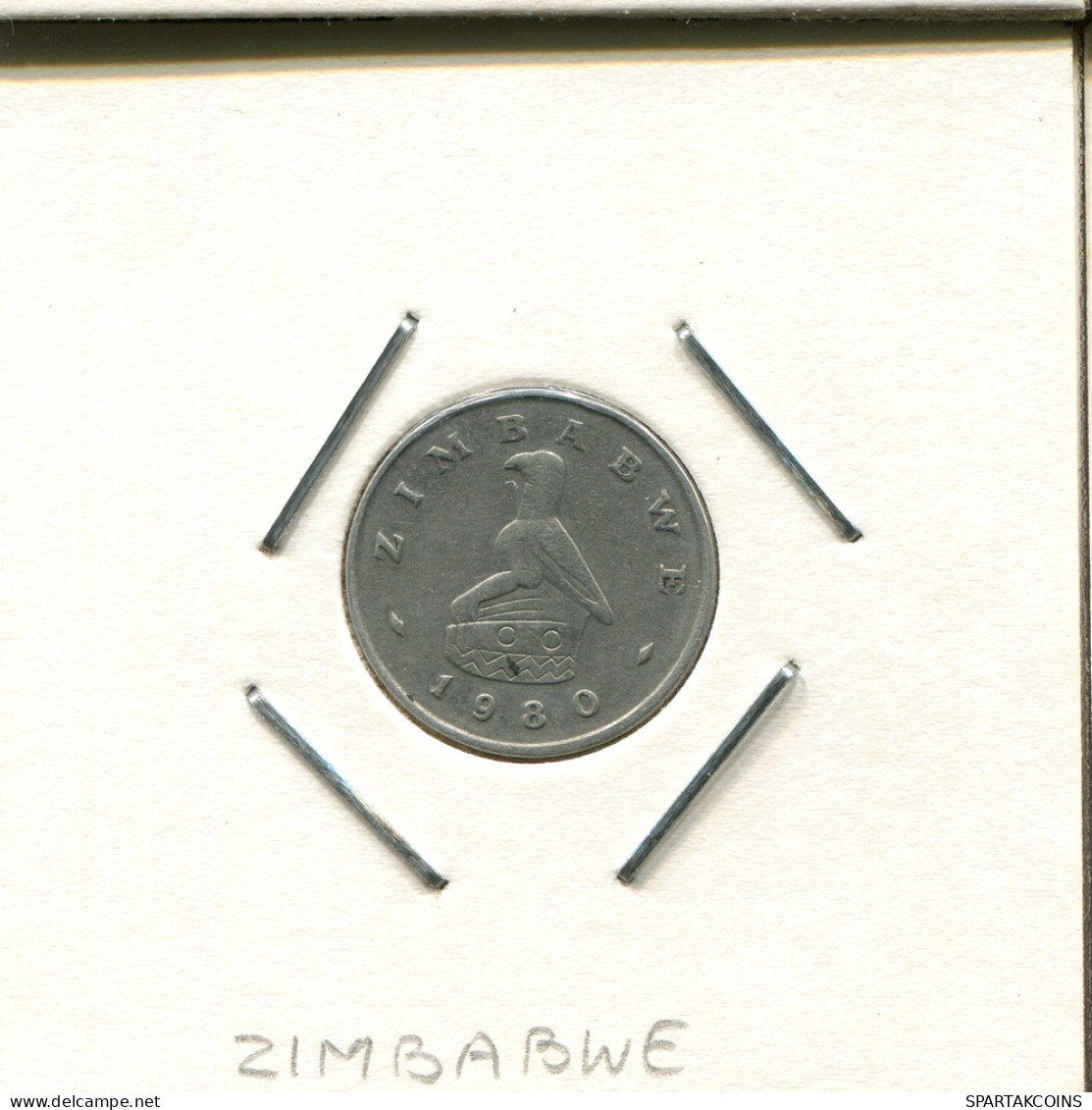 5 CENTS 1980 ZIMBABWE Moneda #AS040.E - Zimbabwe