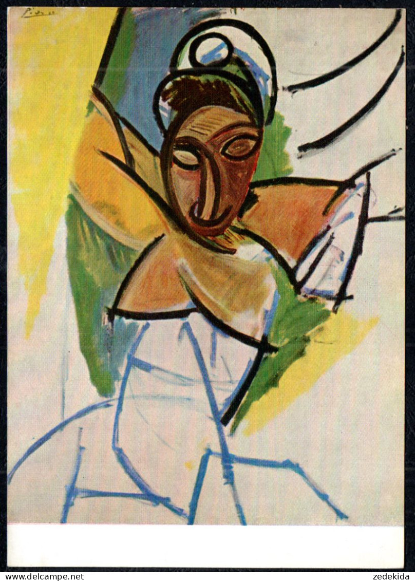 D8383 - TOP Pablo Picasso Künstlerkarte Bildkarte Studio Per Les Demoiselles DÀvignon - Picasso