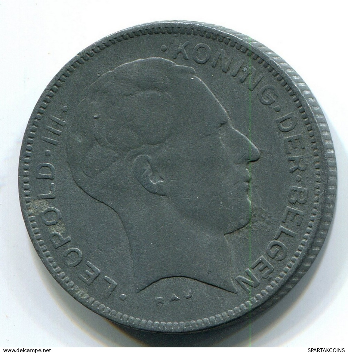 5 FRANCS 1941 DUTCH Text BÉLGICA BELGIUM Moneda #BB378.E - 5 Francs