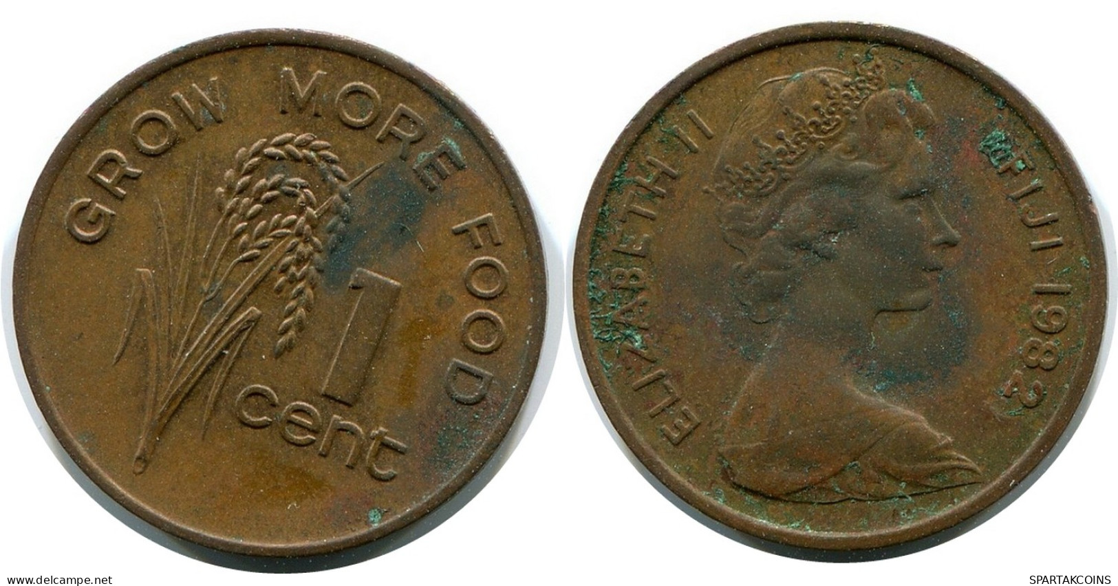1 CENT 1982 FIJI Moneda #BA152.E - Figi