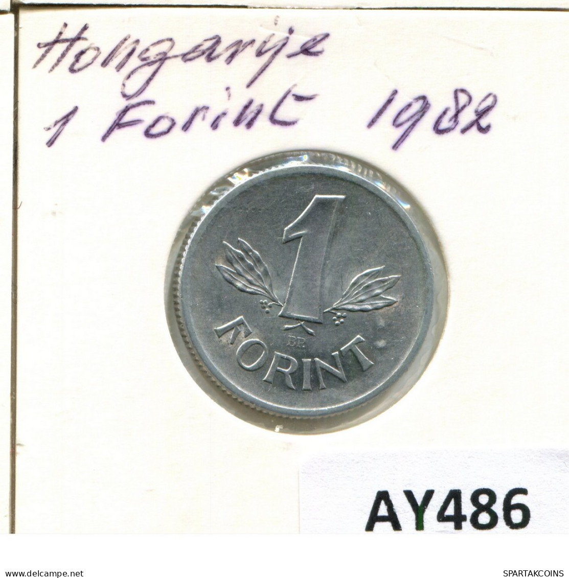 1 FORINT 1982 HUNGRÍA HUNGARY Moneda #AY486.E - Hongrie