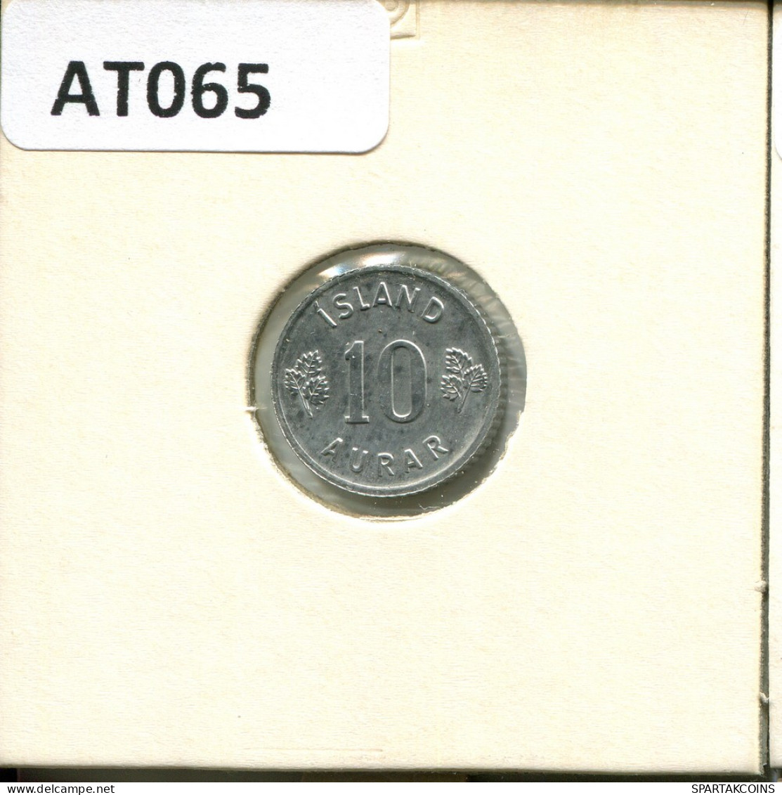 10 AURAR 1974 ISLANDIA ICELAND Moneda #AT065.E - Islande