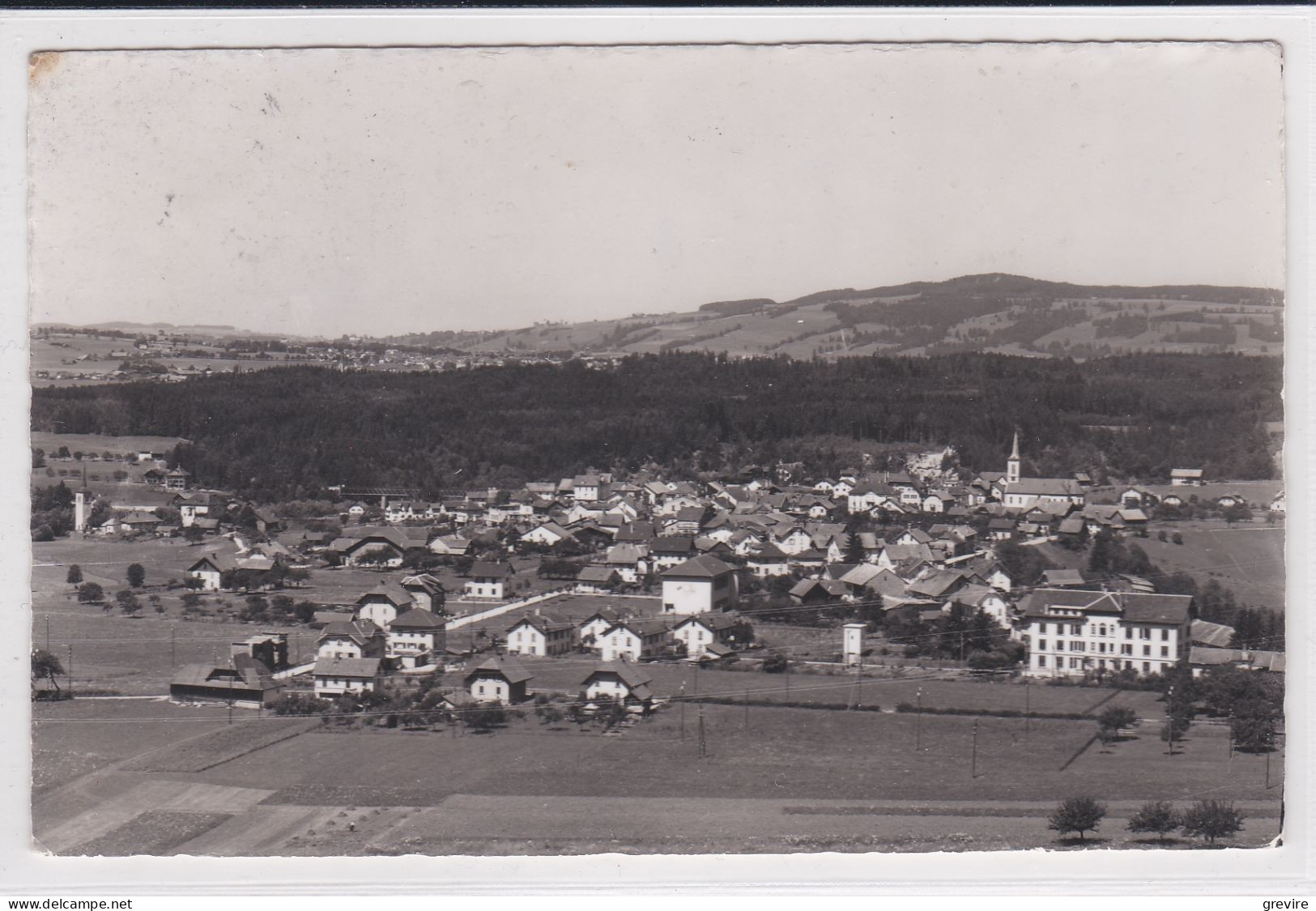 Broc,vue Générale Et La Forêt De Bouleyres - Broc