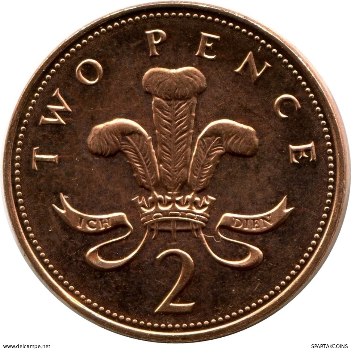 2 PENCE 1998 UK GROßBRITANNIEN GREAT BRITAIN Münze UNC #M10195.D - 2 Pence & 2 New Pence
