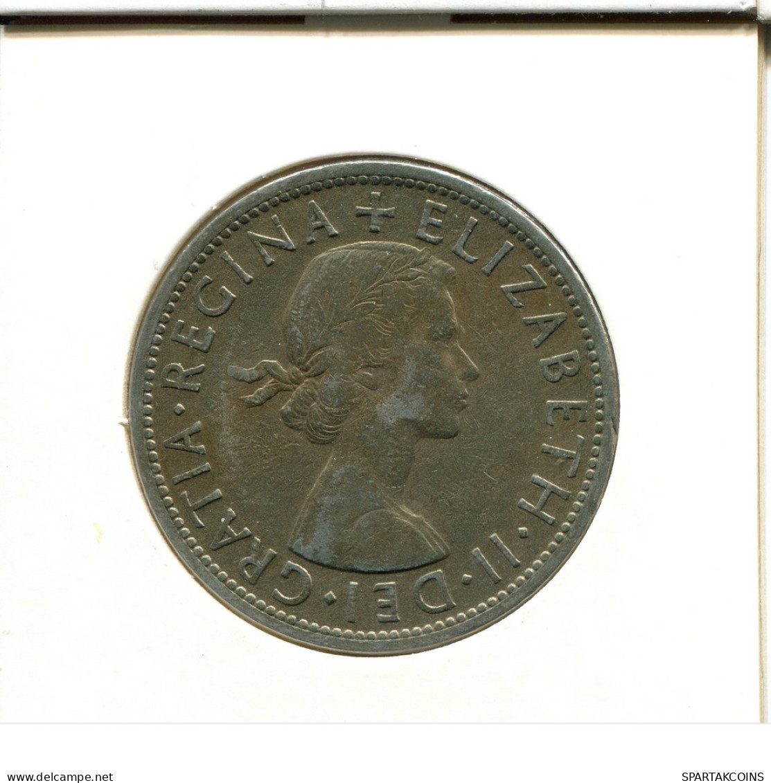 HALF CROWN 1954 UK GROßBRITANNIEN GREAT BRITAIN Münze #BB141.D - K. 1/2 Crown