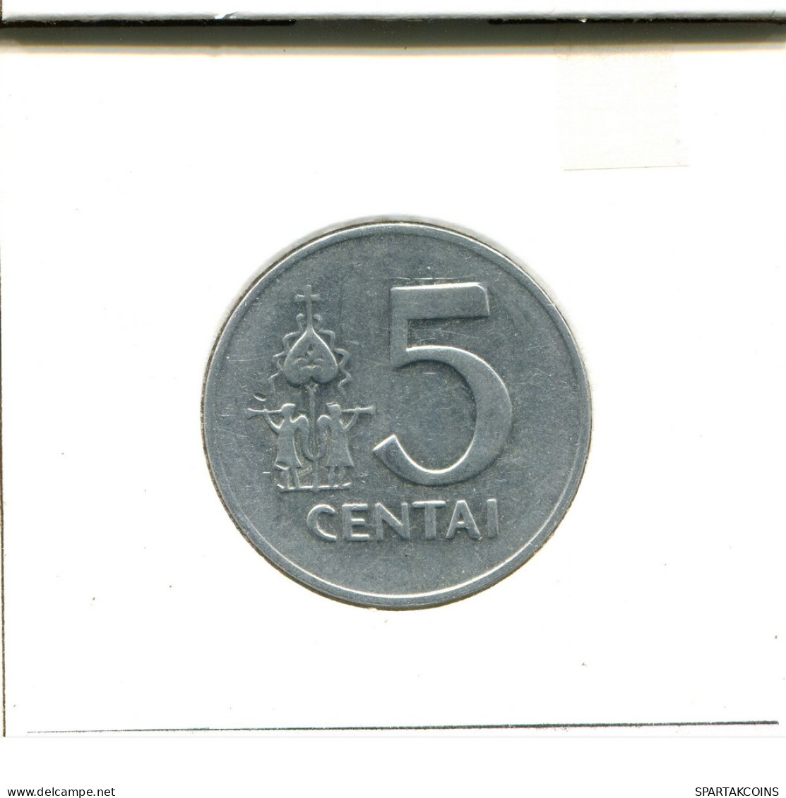 5 CENTAI 1991 LITAUEN LITHUANIA Münze #AS695.D - Lituania