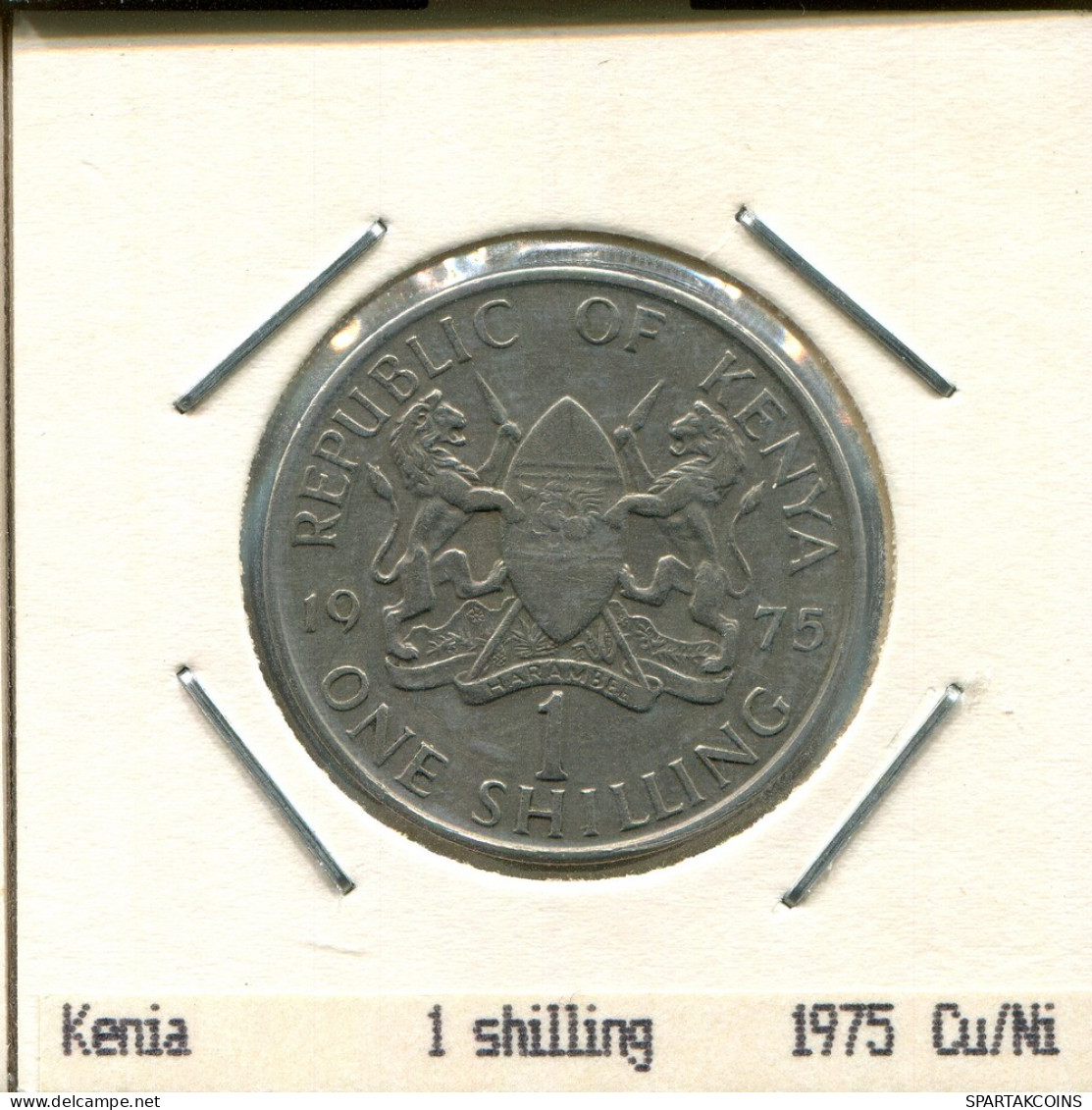 1 SHILLING 1975 KENIA KENYA Münze #AS328.D - Kenya