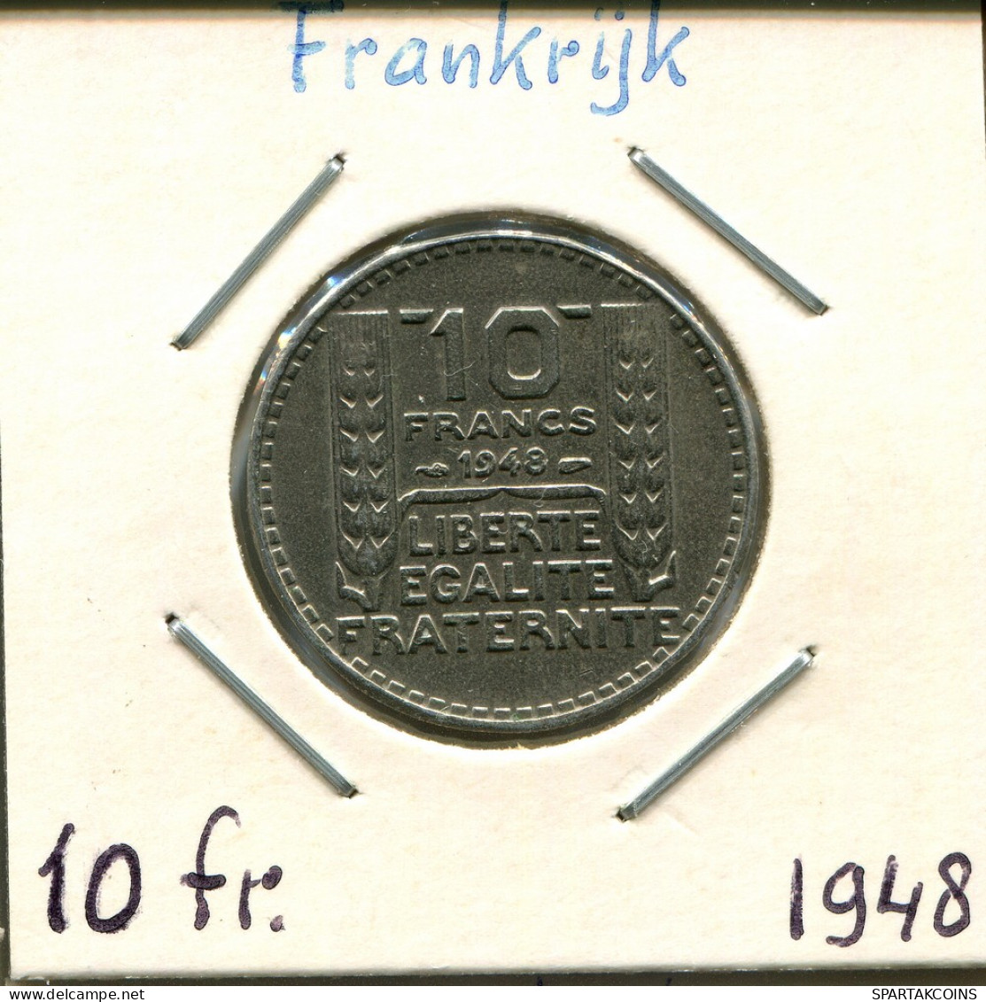 10 FRANCS 1948 FRANKREICH FRANCE Französisch Münze #AM396.D - 10 Francs