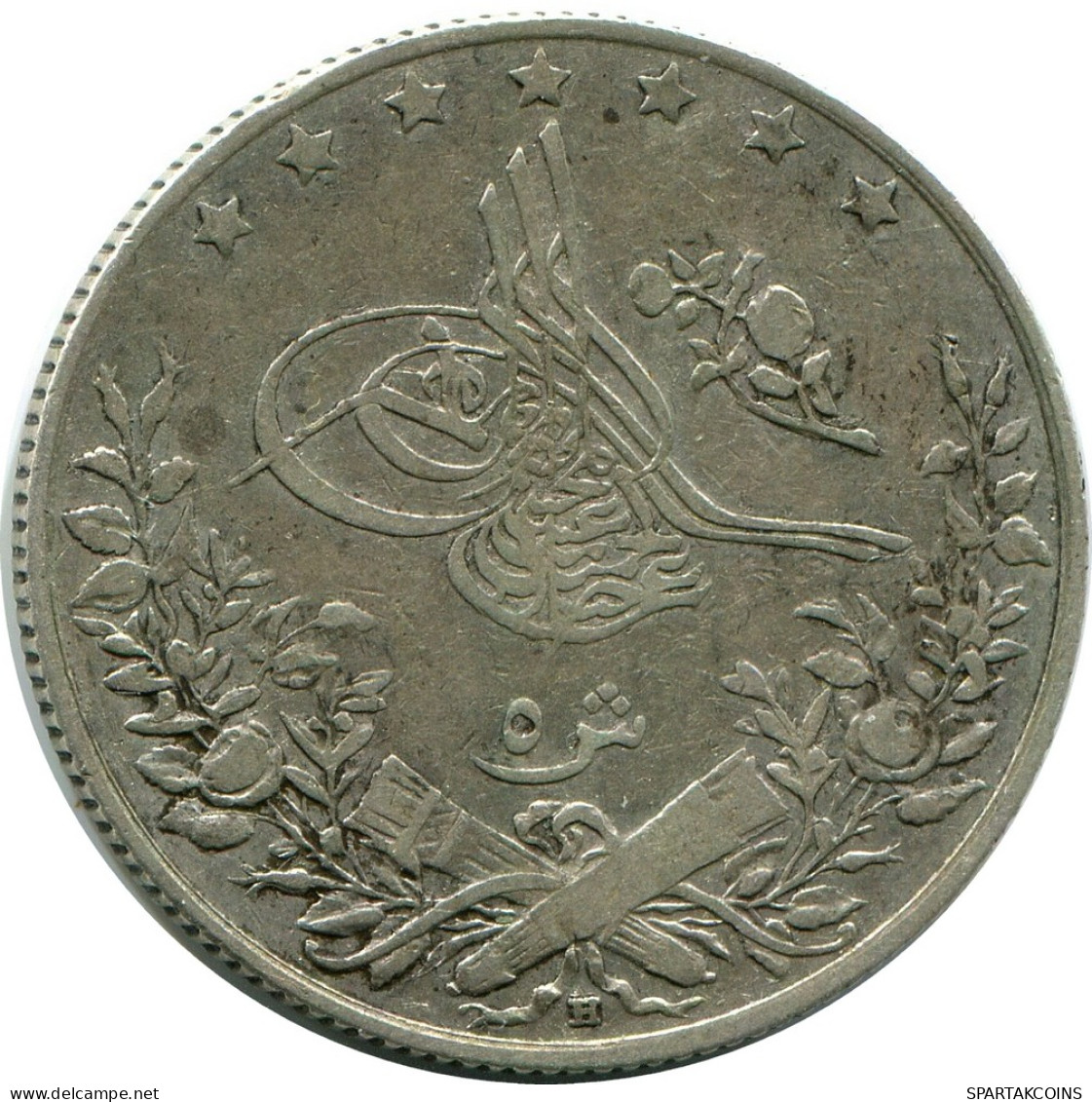 5 QIRSH 1905 ÄGYPTEN EGYPT Islamisch Münze #AH288.10.D - Egypt