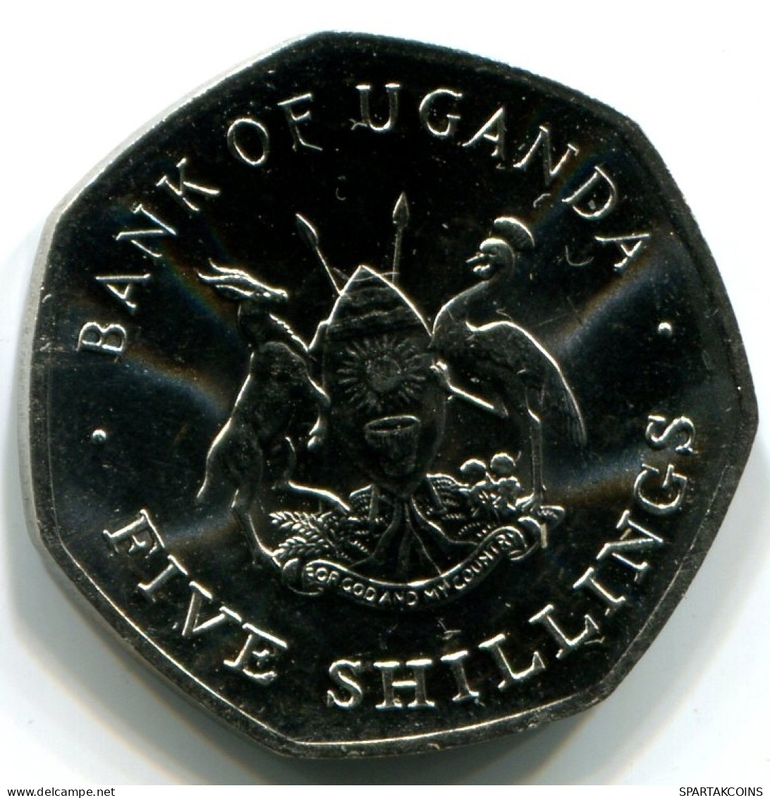 5 SHILLINGS 1987 UGANDA UNC Münze #W11320.D - Uganda