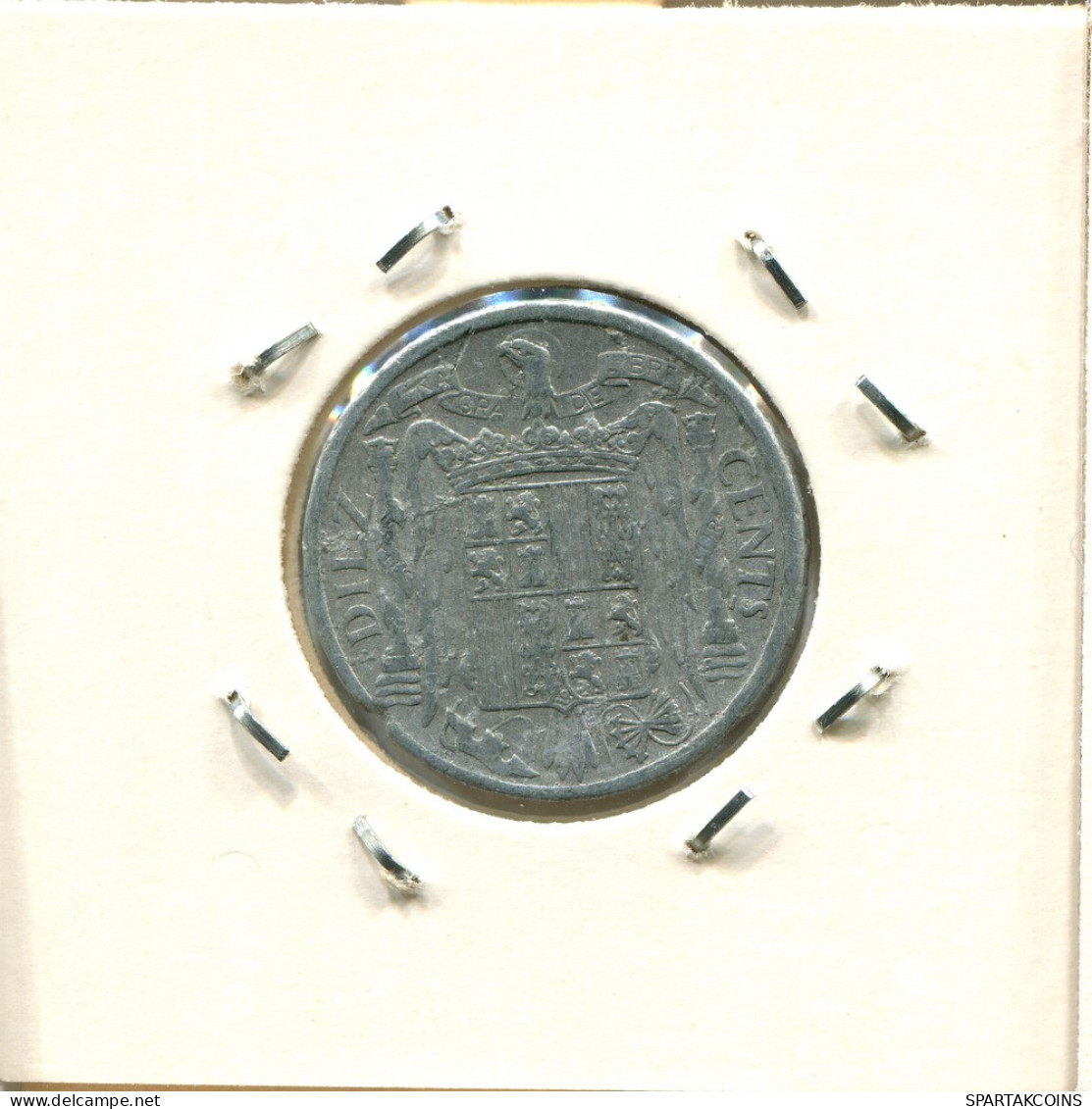 10 CENTIMOS 1941 SPANIEN SPAIN Münze #AZ969.D - 10 Centesimi