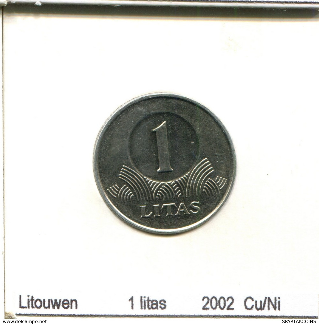 1 LITAS 2002 LITAUEN LITHUANIA Münze #AS699.D - Lituania