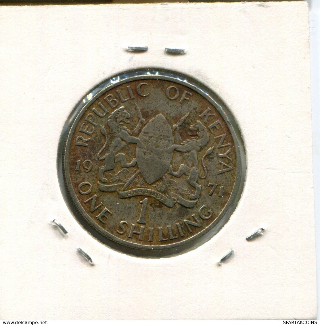 1 SHILLING 1971 KENIA KENYA Münze #AN745.D - Kenya