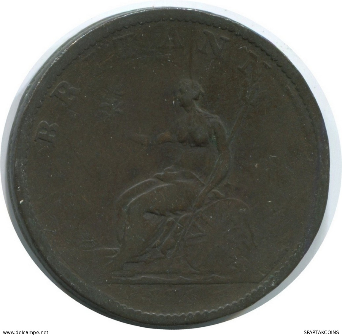 PENNI 1806 UK GROßBRITANNIEN GREAT BRITAIN Münze #AE805.16.D - C. 1 Penny