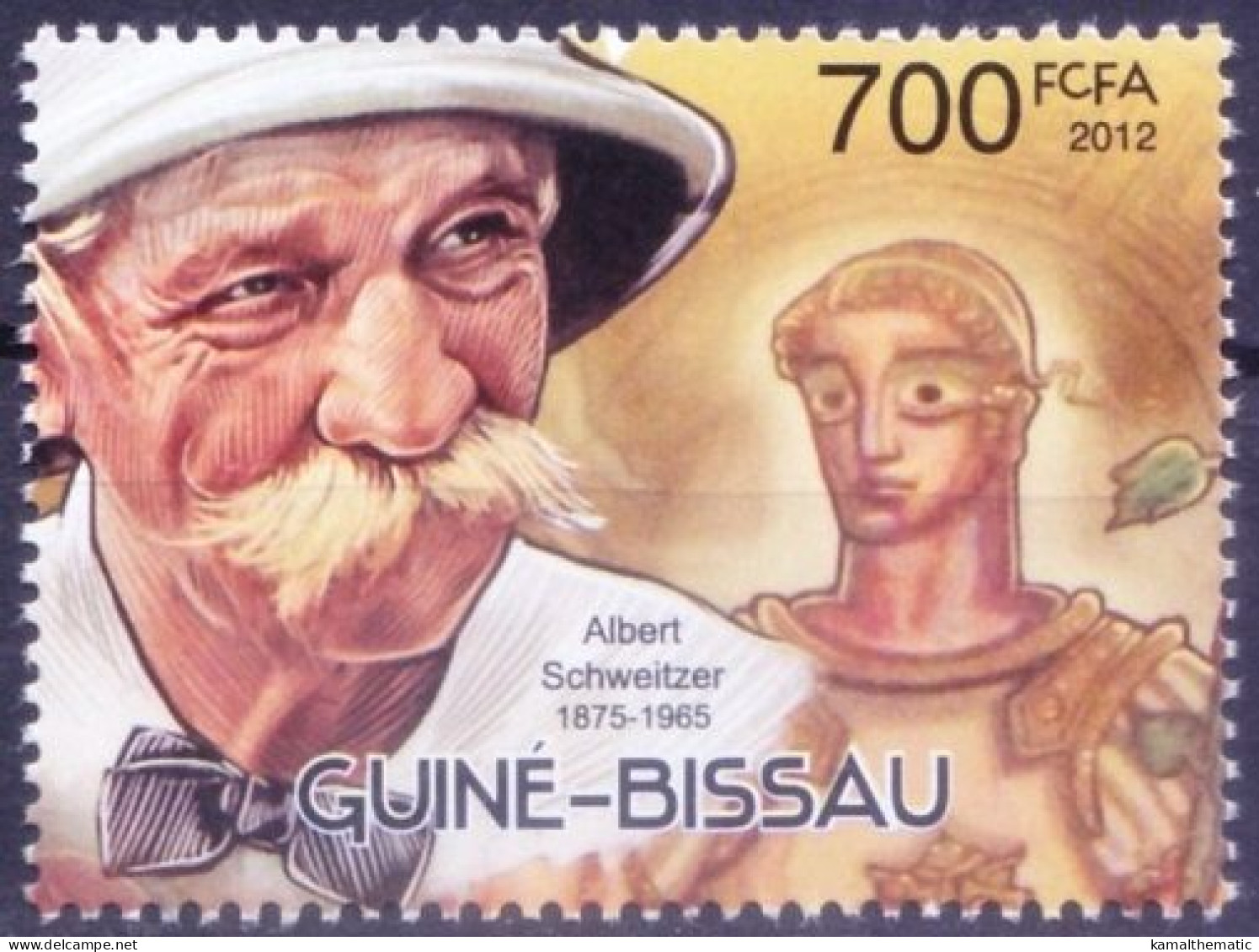 Guinea 2012 MNH, Albert Schweitzer, Nobel Peace Winner - Albert Schweitzer