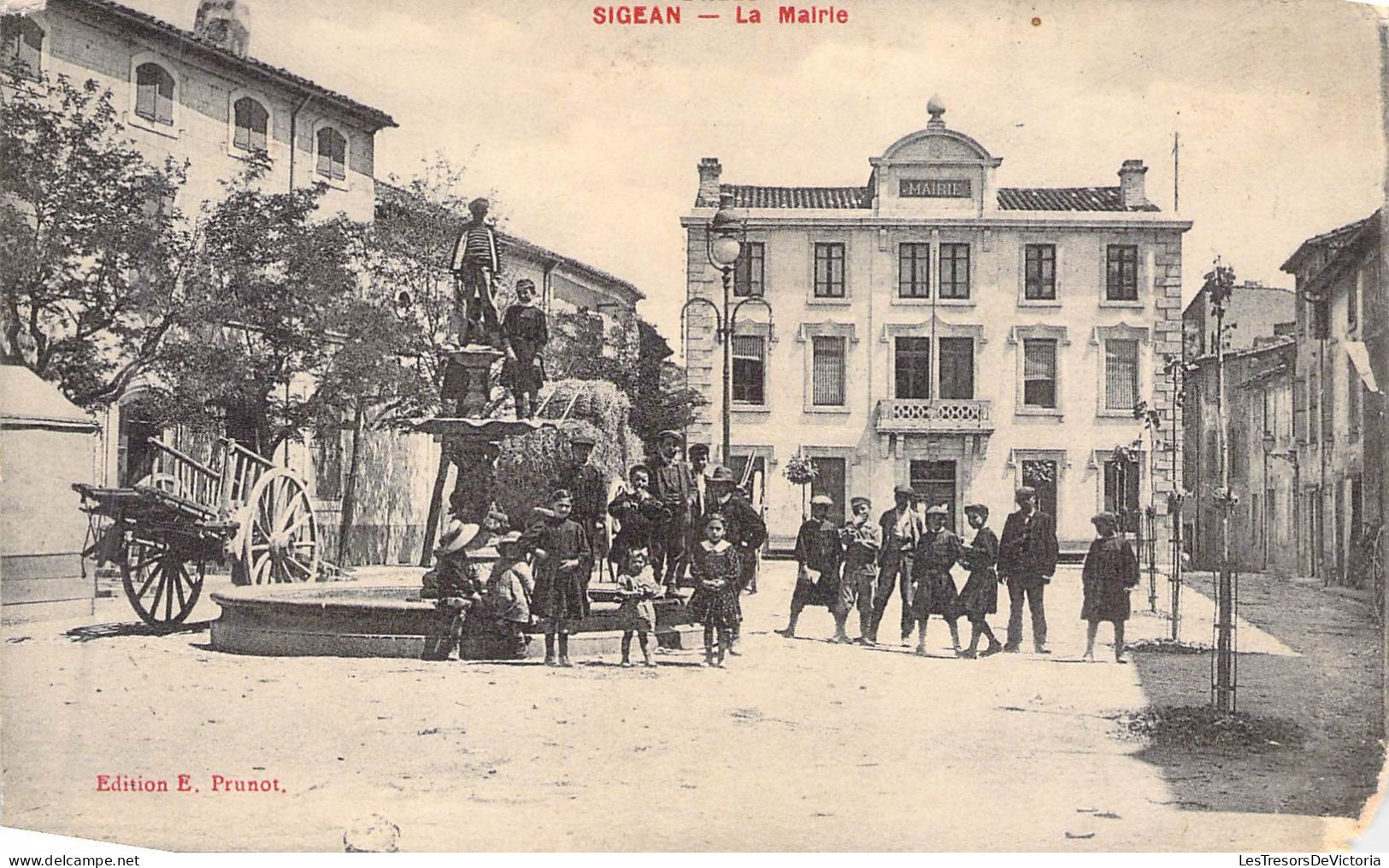 FRANCE - 11 - SIGEAN - La Mairie - Edition E Prunot - Carte Postale Ancienne - Sigean