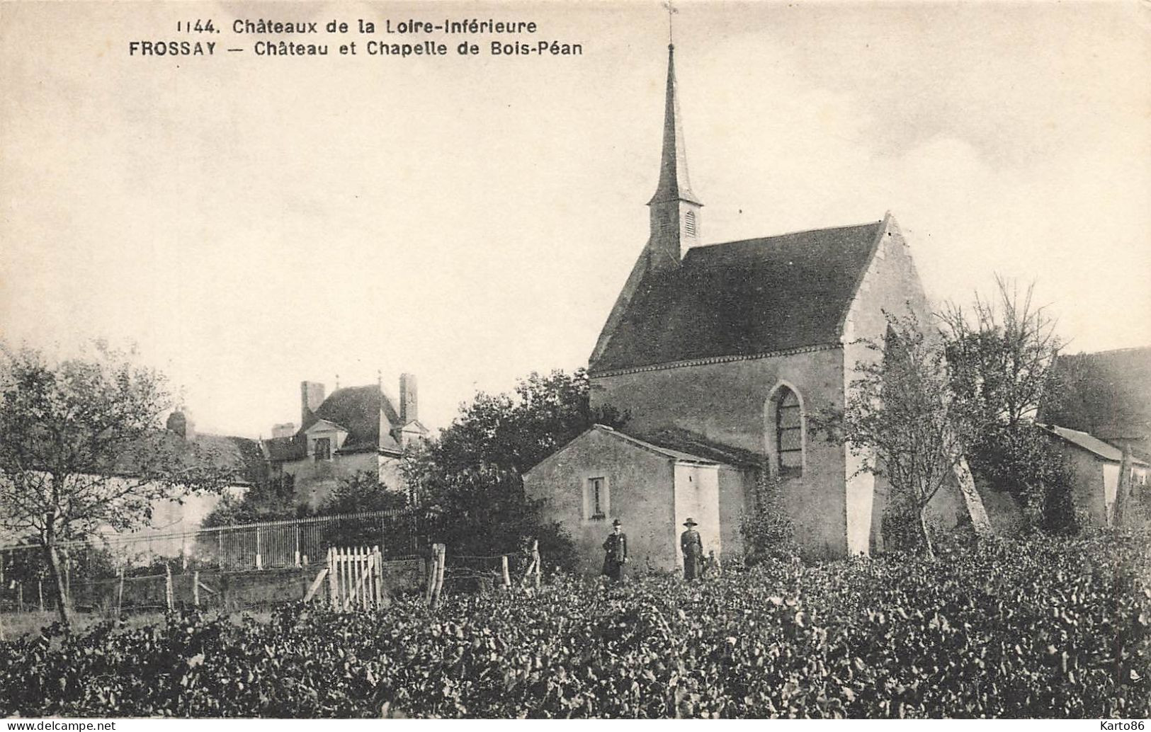 Frossay * Le Château Et Chapelle De Bois Péan * Châteaux De Loire Inférieure N°1144 - Frossay