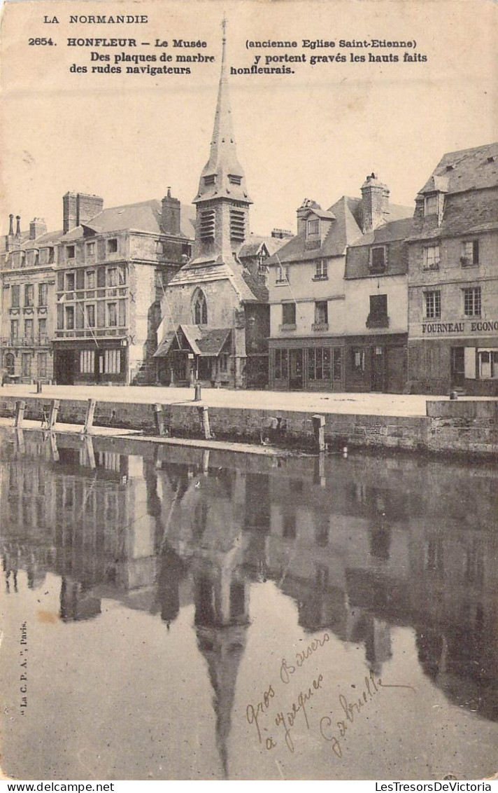 FRANCE - 14 - HONFLEUR - La Musée Des Plaques De Marbre Des Rudes Navigateurs - Carte Postale Ancienne - Honfleur