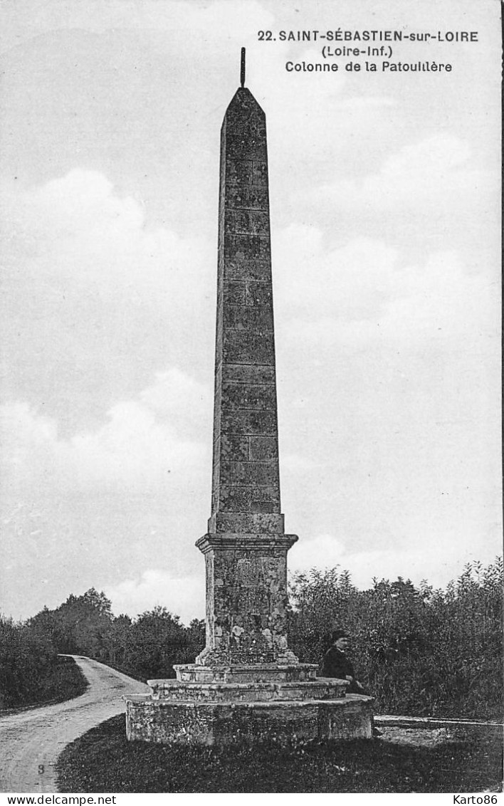 St Sébastien Sur Loire * Route Et La Colonne De La Patoulière - Saint-Sébastien-sur-Loire