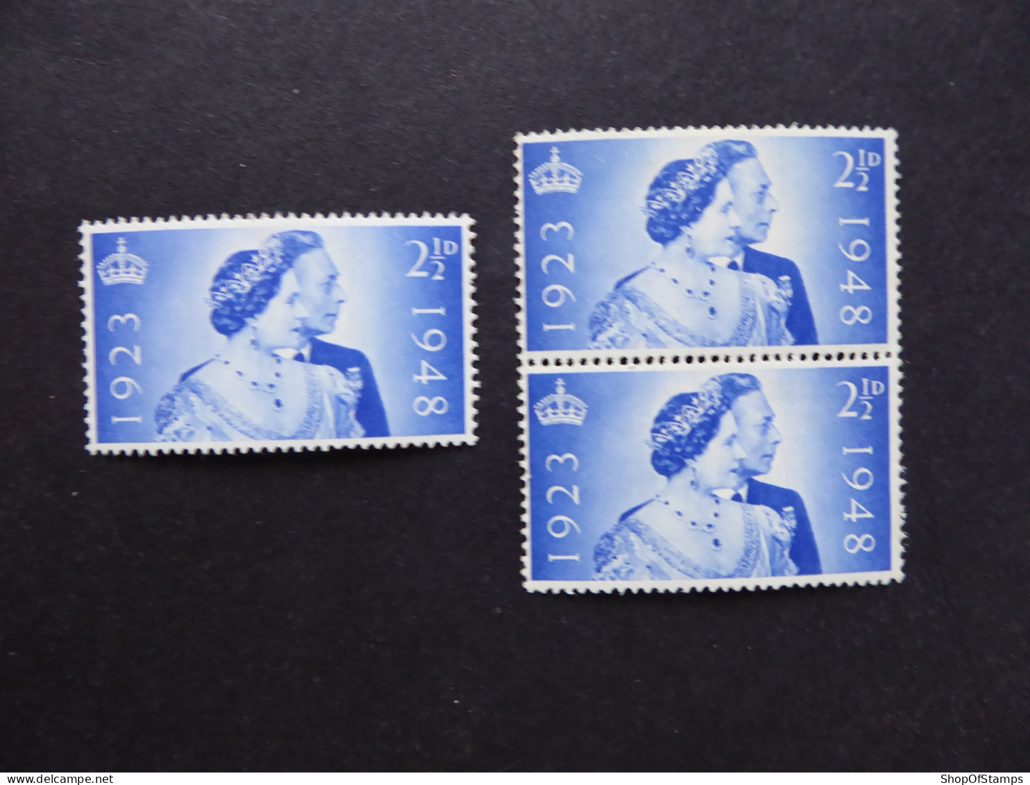 GREAT BRITAIN SG 493 ROYAL SILVER WEDDING 3 MINT Stamps - ....-1951 Pre-Elizabeth II