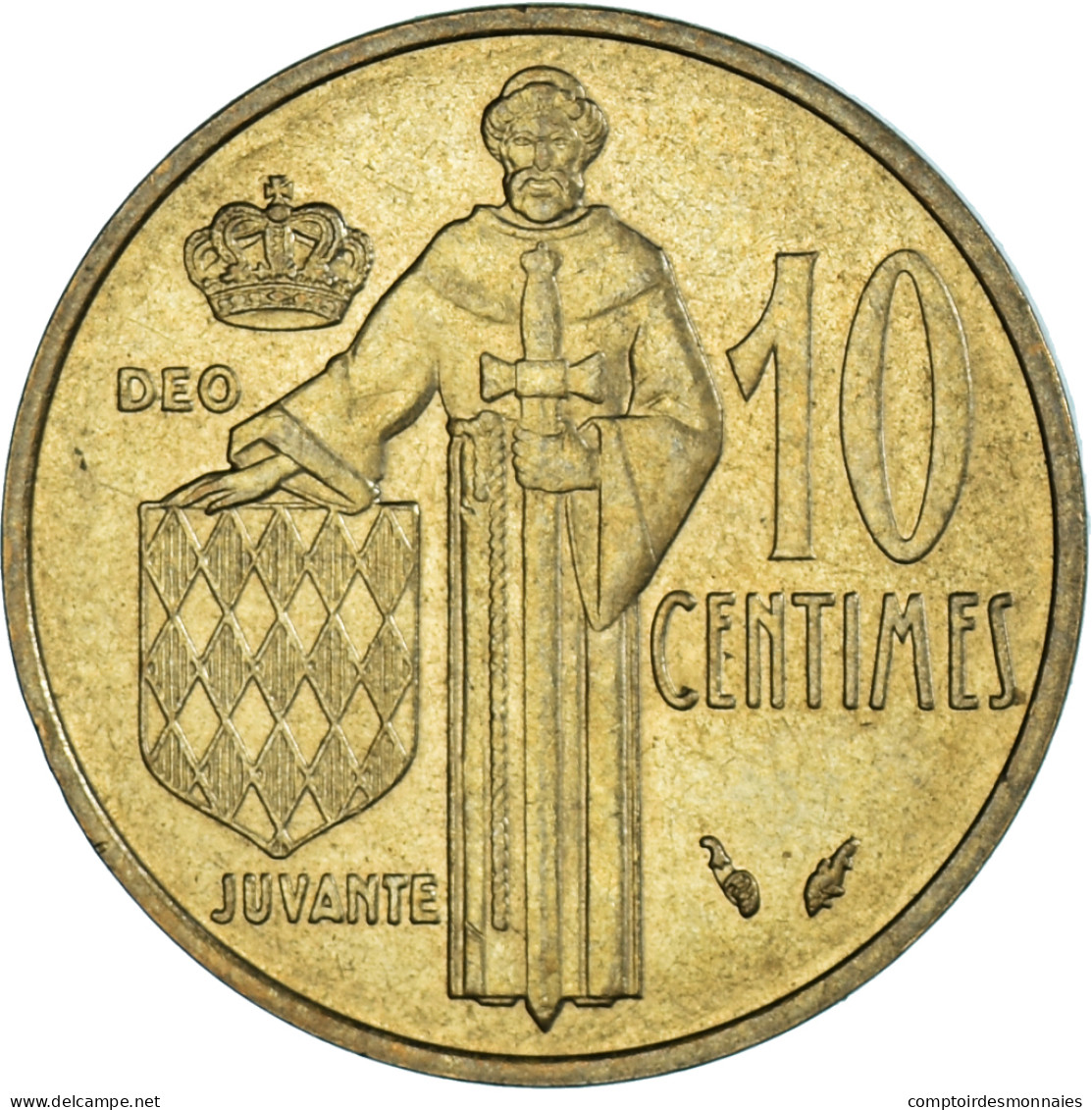 Monnaie, Monaco, Rainier III, 10 Centimes, 1979, SUP+, Bronze-Aluminium - 1960-2001 Nouveaux Francs